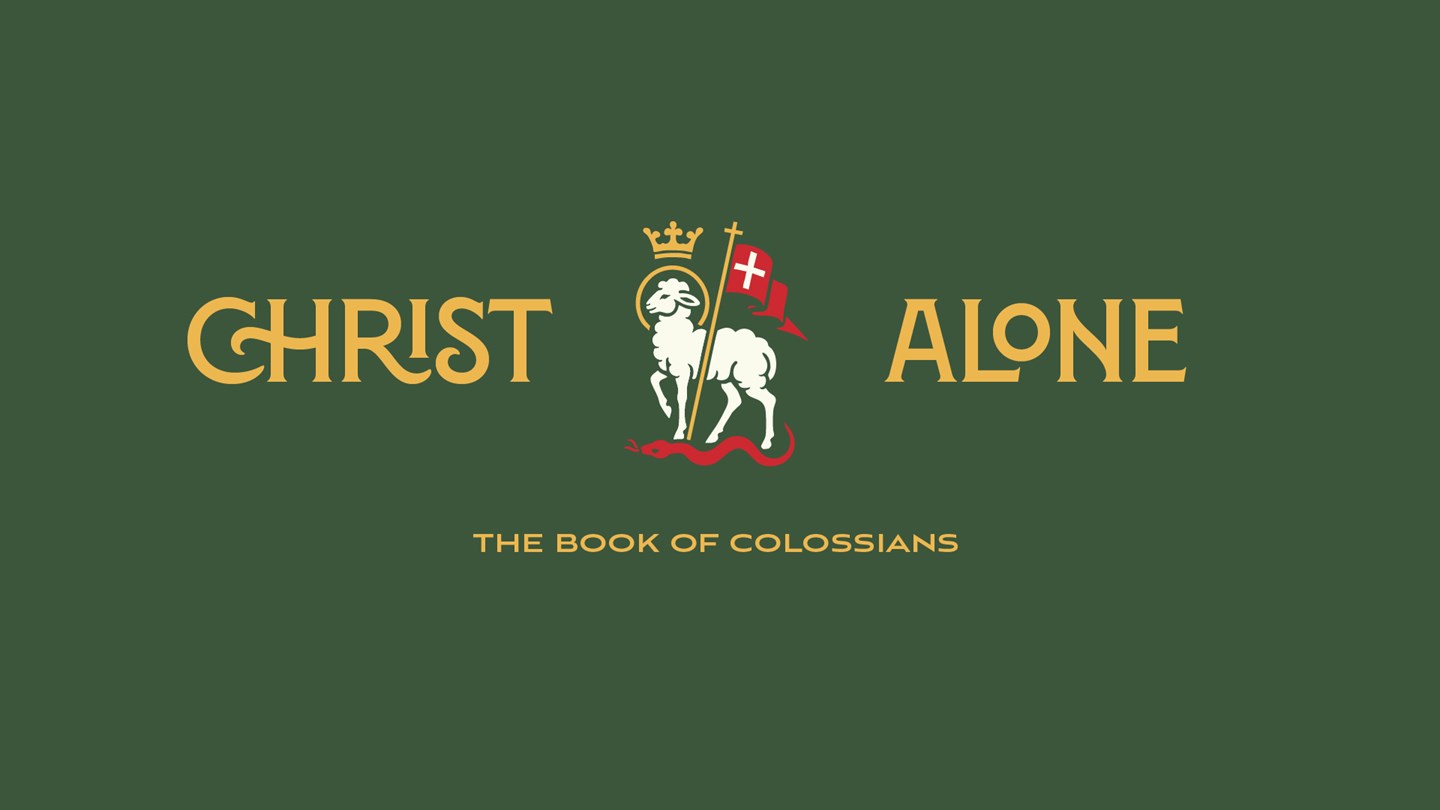 Christ Alone: The Book of Colossians Series Art